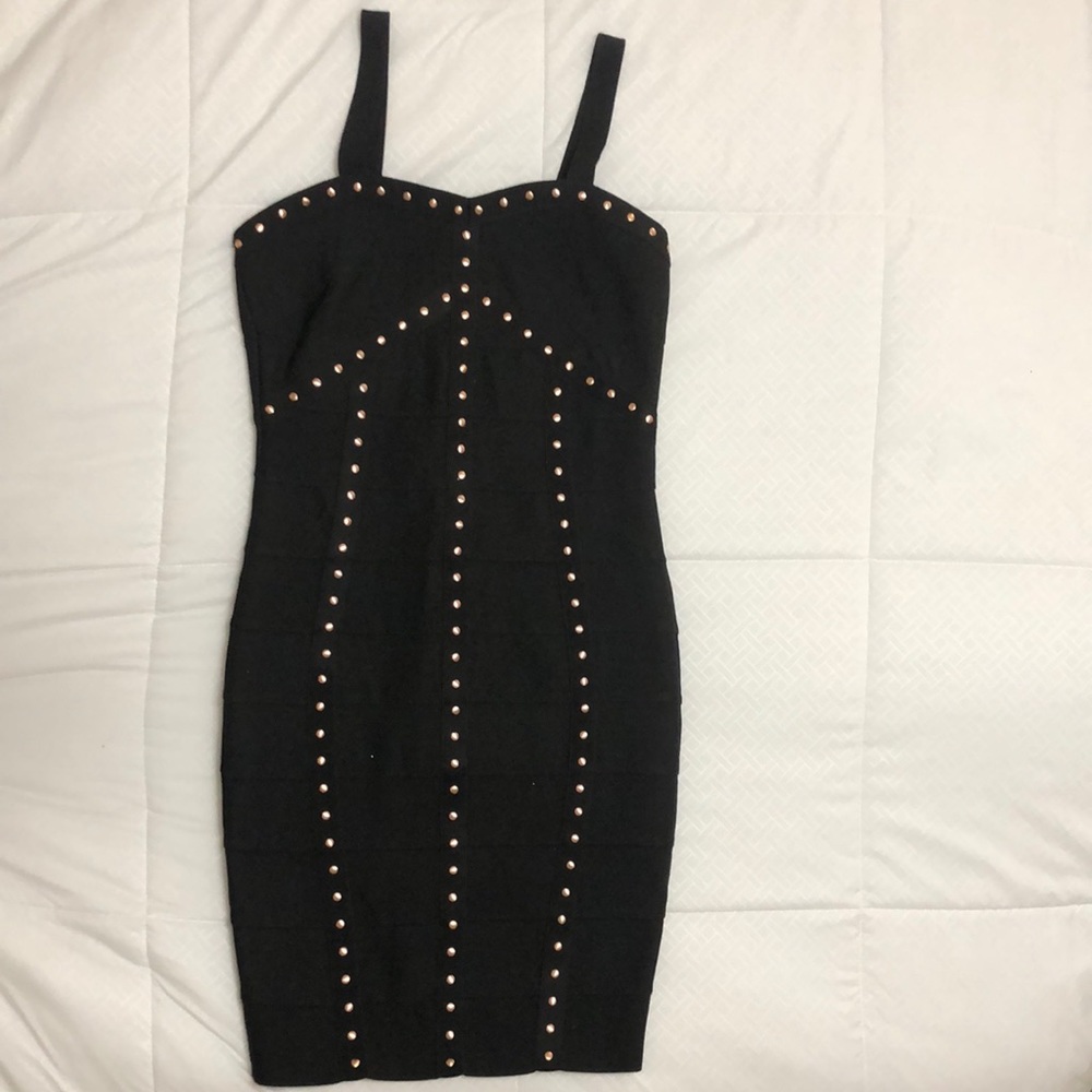 Body-con black dress, size Medium